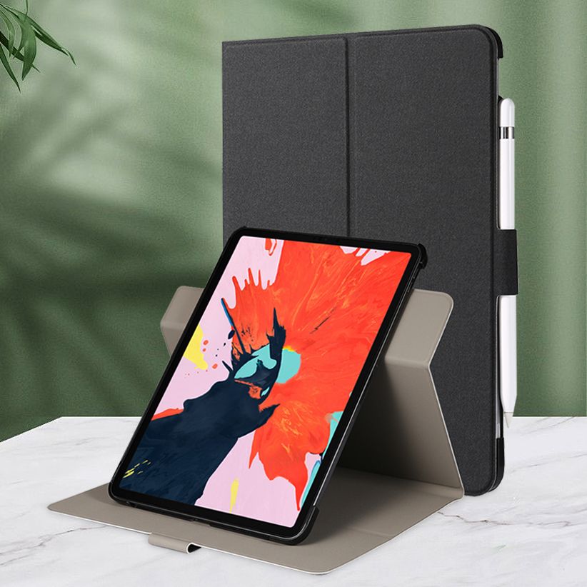Smart 360 Case for iPad Pro13” M4 2024 360 Degree Rotating Stand Cover with Pencil Holder, Auto Wake Sleep